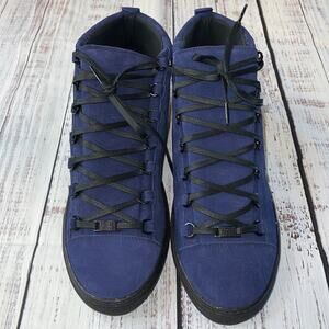 #BALENCIAGA Arena High "Blue black"